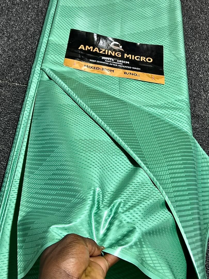 Mint textile fabric